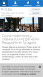 Mobile Screenshot of bar-restaurante-tarragona.com