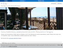 Tablet Screenshot of bar-restaurante-tarragona.com